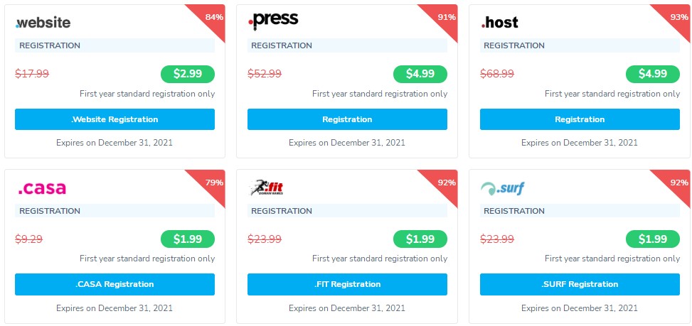 NameSilo优惠域名