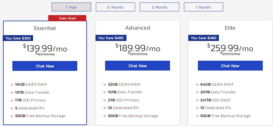 InMotionHosting专用服务器优惠