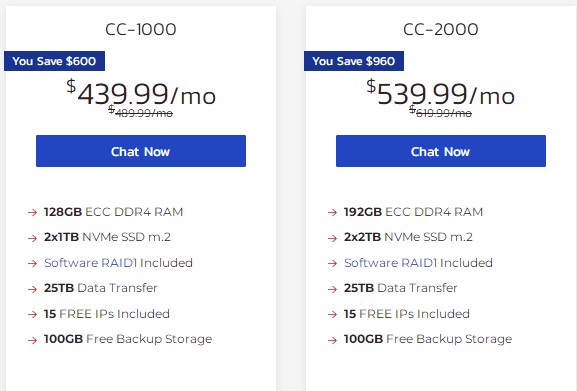 InMotionHosting专用服务器优惠