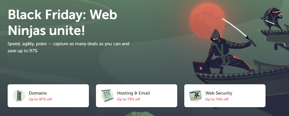 Namecheap黑五优惠活动