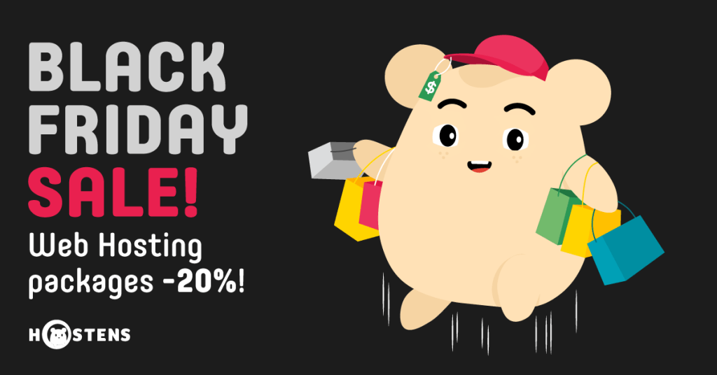 Hostens黑五钜惠 虚拟主机享折上折 每年低至14.4美元