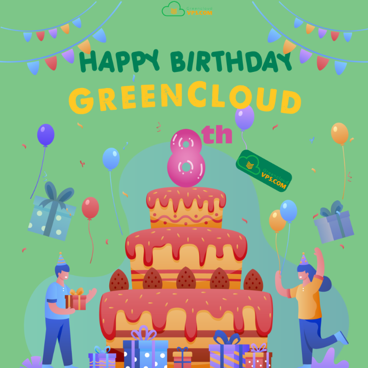GreenCloudVPS 八周年庆活动