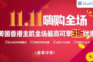 BlueHost双十一活动