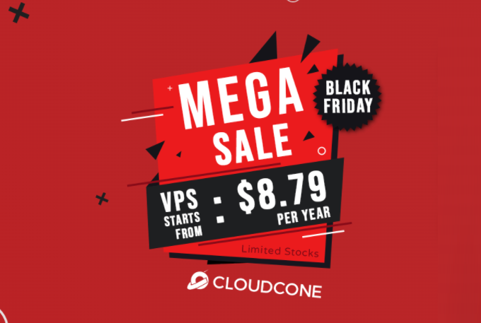 CloudCone黑五大促 美国VPS主机低至$8.79/年