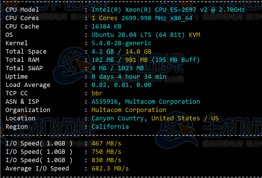 RackNerd特价美国VPS性能评测