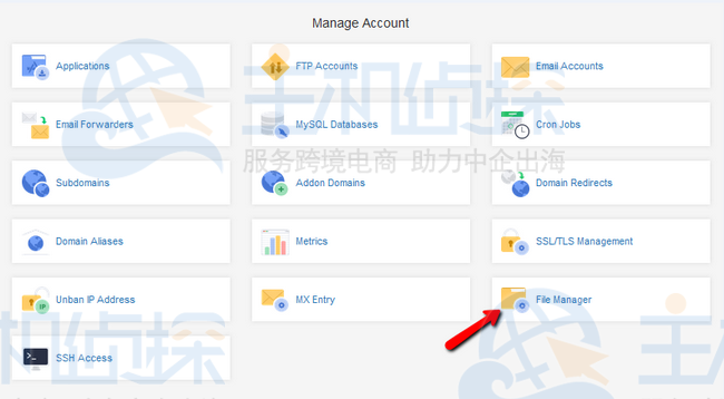 访问文件管理器服务
