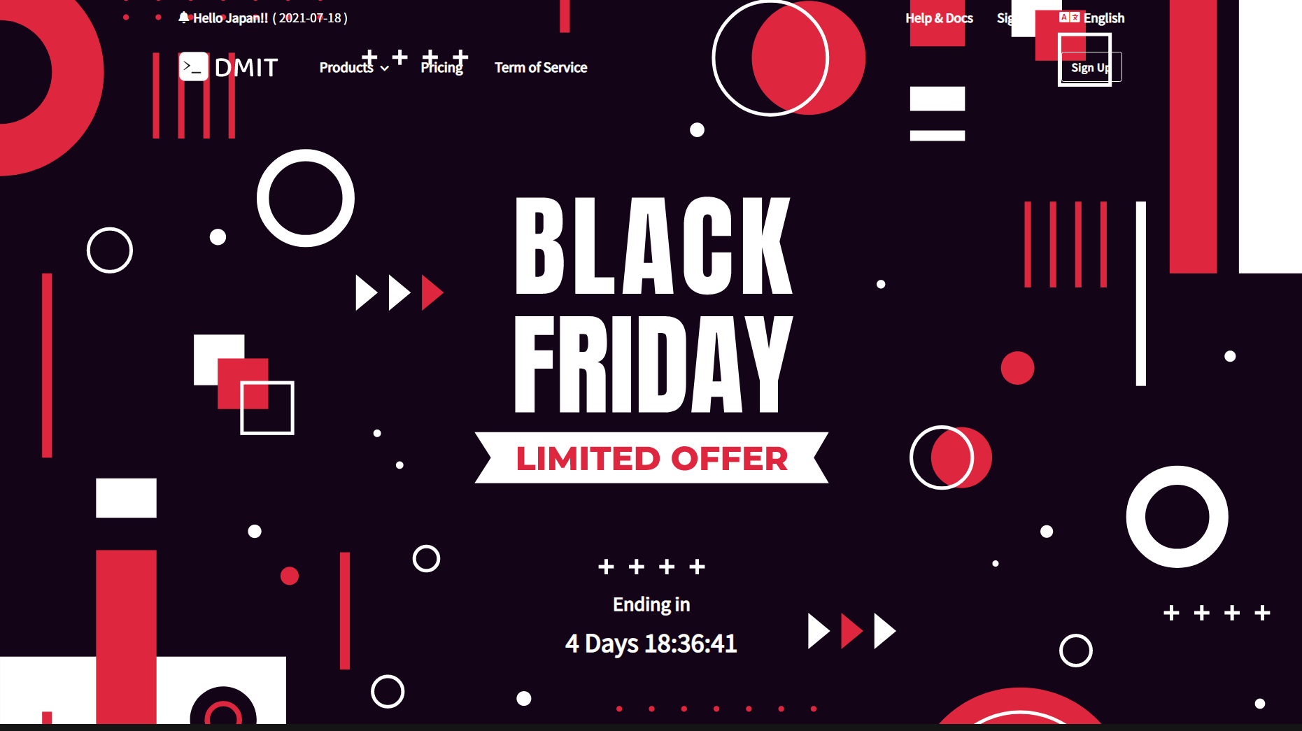 DMIT黑色星期五活动仍在继续 日本服务器可享20%折扣
