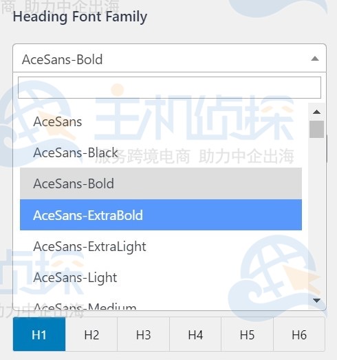 WordPress网站添加字体