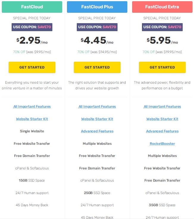 FastComet虚拟主机3折优惠