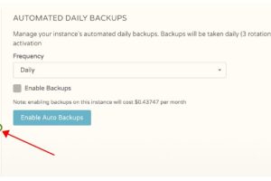 CloudCone美国服务器启用自动备份
