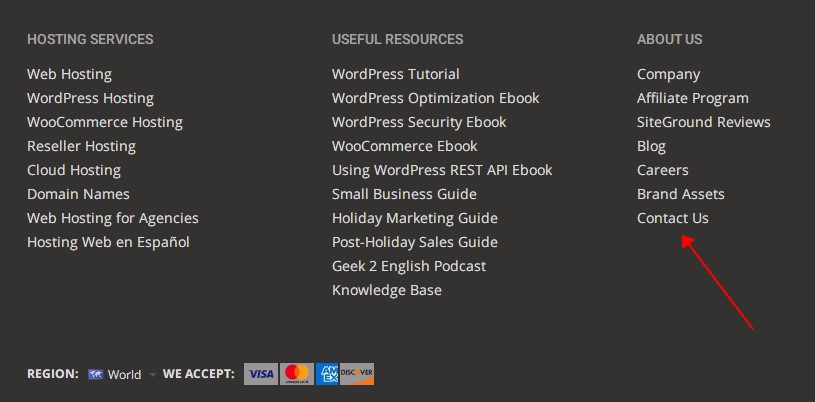 SiteGround人工服务