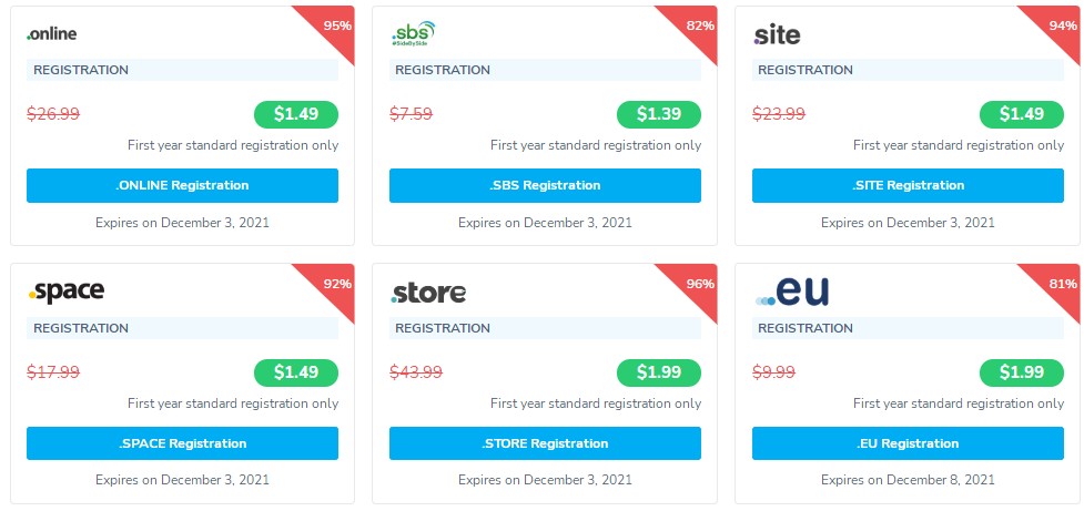 NameSilo域名购买优惠