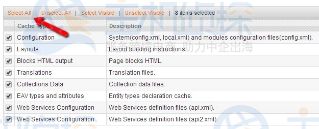 Magento外贸网站缓存