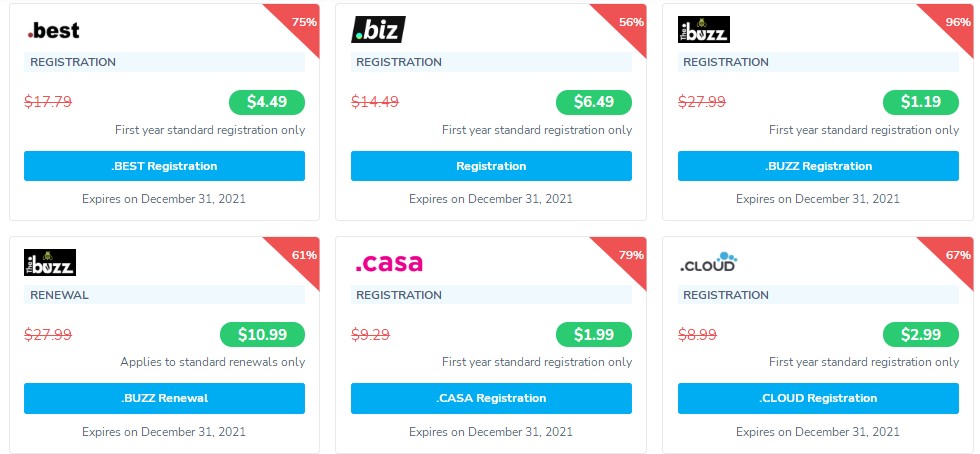 NameSilo域名购买优惠