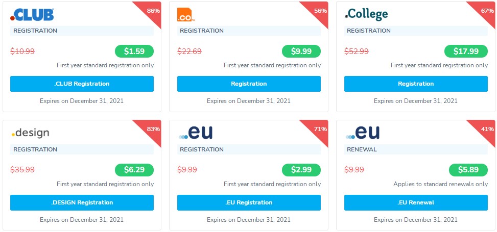 NameSilo域名购买优惠