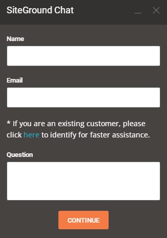 SiteGround人工服务