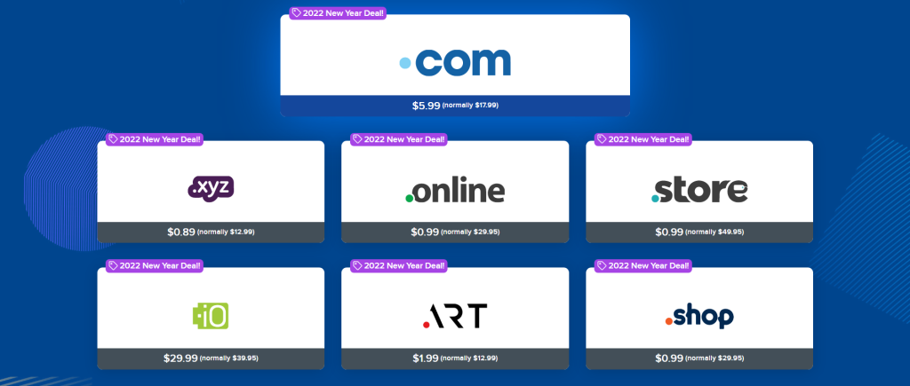 DreamHost域名特价