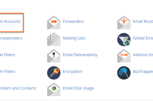 HostGator 电子邮件帐户图标