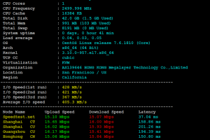Megalayer美国VPS性能速度评测