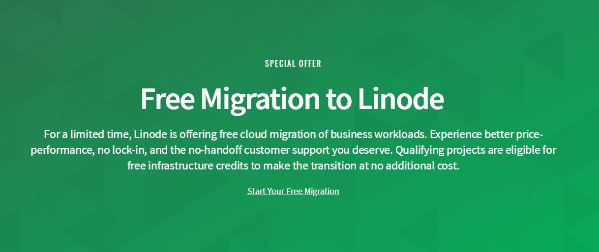 Linode免费云迁移服务介绍