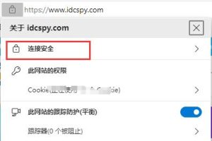 Microsoft Edge浏览器如何查看网站使用的SSL证书品牌