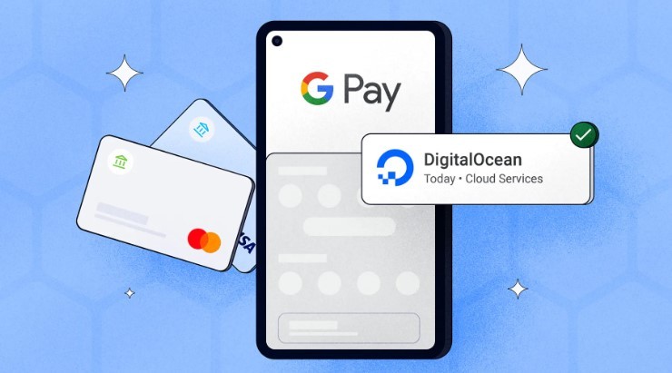 DigitalOcean支持谷歌支付选项
