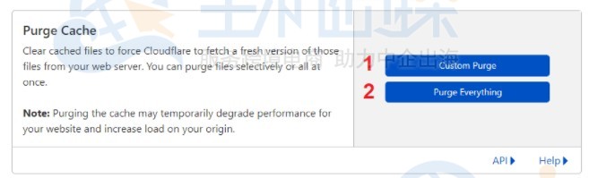 CloudFlare使用教程:怎么清除网站缓存