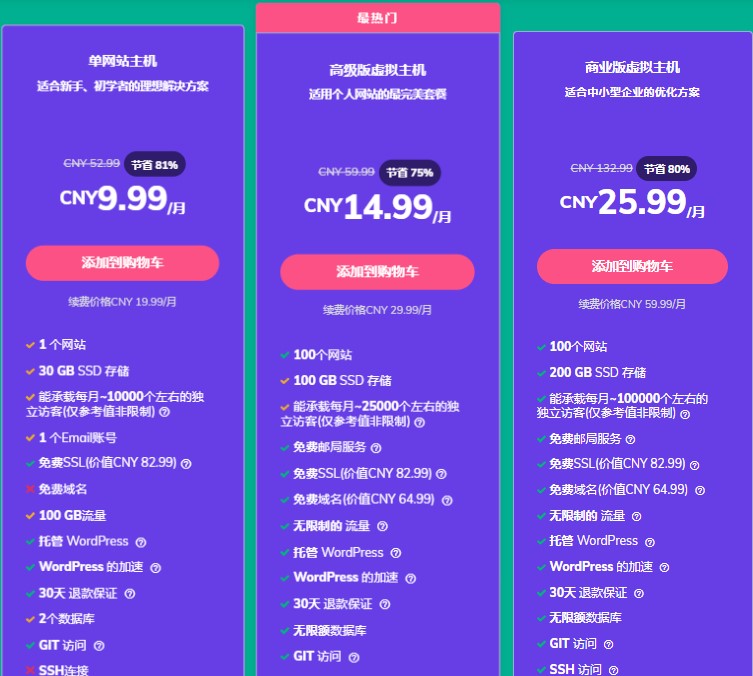 Hostinger特价虚拟主机