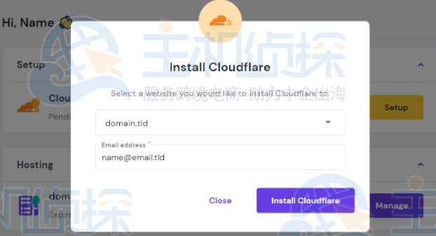 Hostinger主机如何激活或停用CloudFlare服务