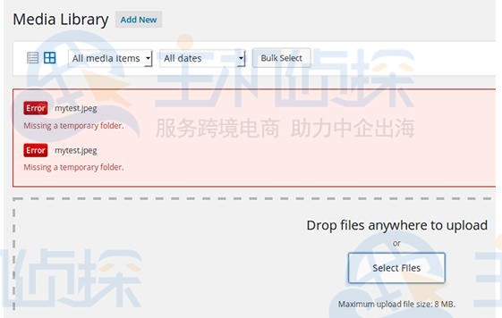 Missing a temporary folder