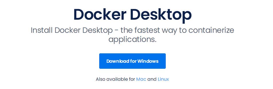 在Windows系统中如何安装Docker桌面应用程序