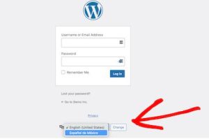WordPress登录界面的语言切换器如何取消