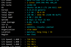 HostKvm香港VPS性能评测