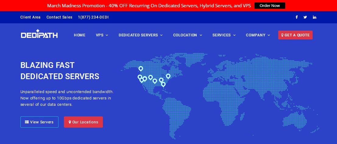 DediPath三月促销活动