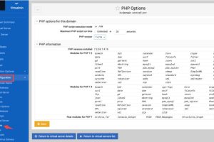 Virtualmin如何更换PHP版本