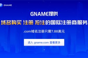 国外域名注册商Gname