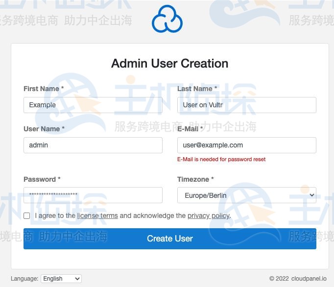 Debian 10服务器安装配置CloudPanel教程