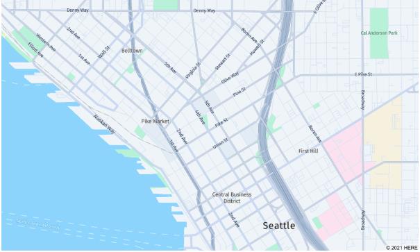 Amazon Location Service新增两种HERE地图样式