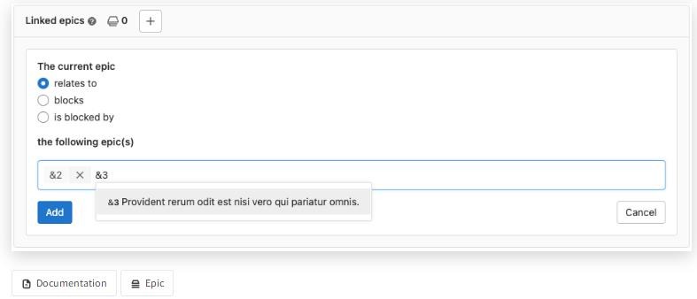 epic to epic链接功能