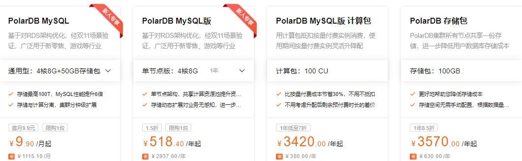 云原生关系型数据库PolarDB产品介绍