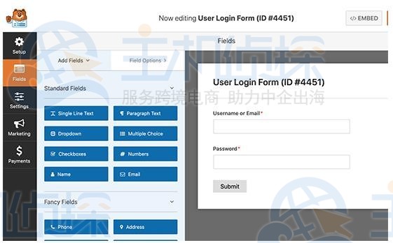如何在WordPress中添加前端登录页面和部件