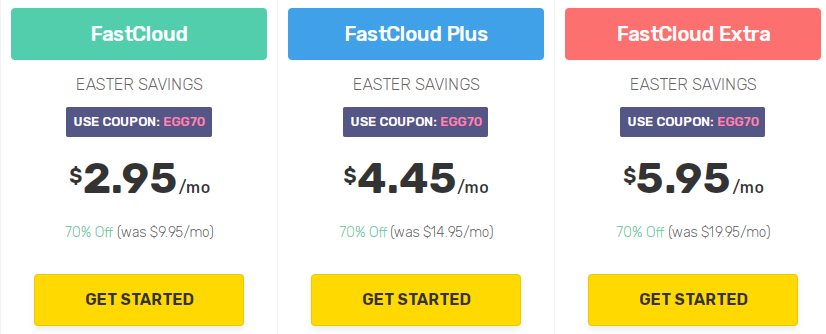 FastComet虚拟主机限时3折优惠