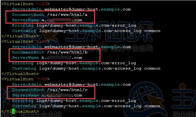 Apache服务配置实现多域名跳转教程