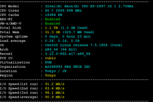 RAKsmart日本裸机云服务器测评