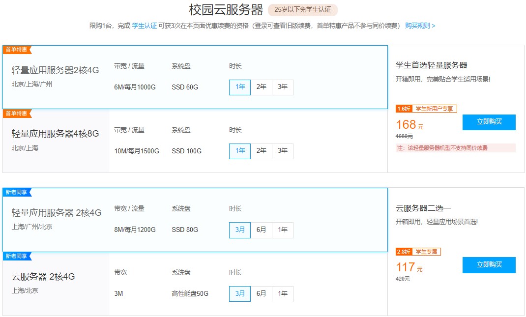 腾讯云“云+校园”活动