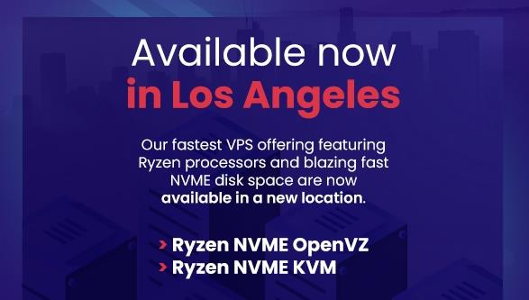 DediPath美国洛杉矶机房Ryzen NVME VPS套餐更新