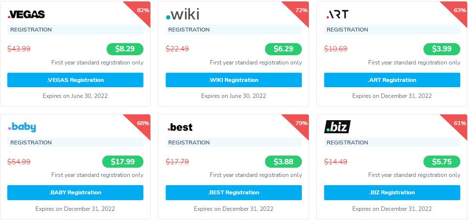 2022年4月NameSilo便宜域名推荐