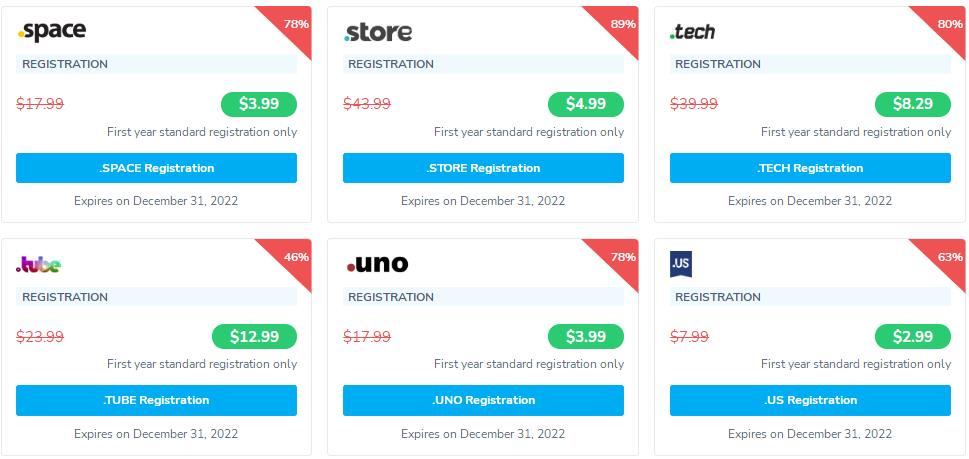 2022年4月NameSilo便宜域名推荐