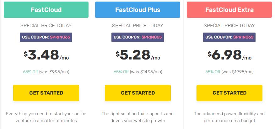 FastComet虚拟主机享65%折扣