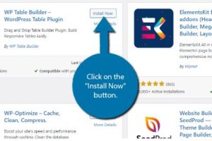 安装激活WP Table Builder插件